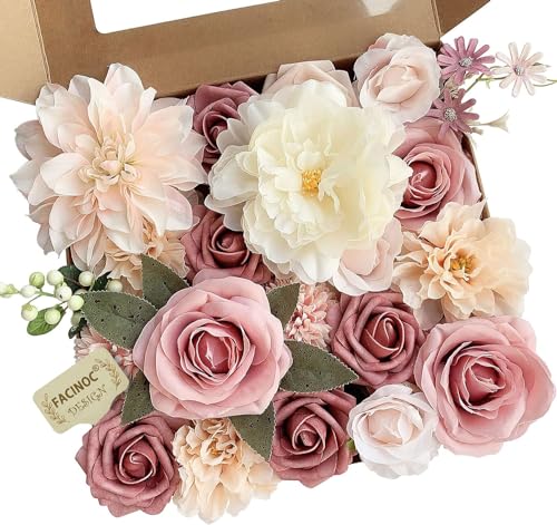 Dusty Blush Pink Flower Box