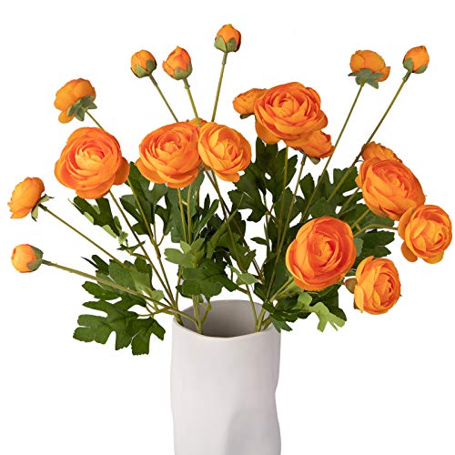 Orange Ranunculus - 6 PCS