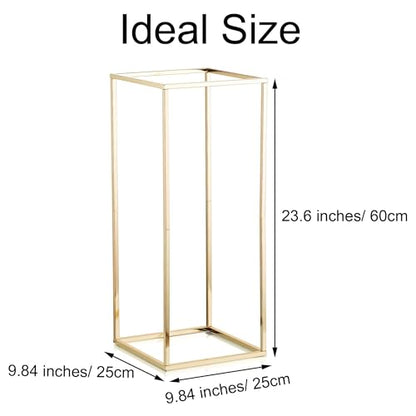 Gold Metal Flower Stand - 31.5in - 2 Pcs