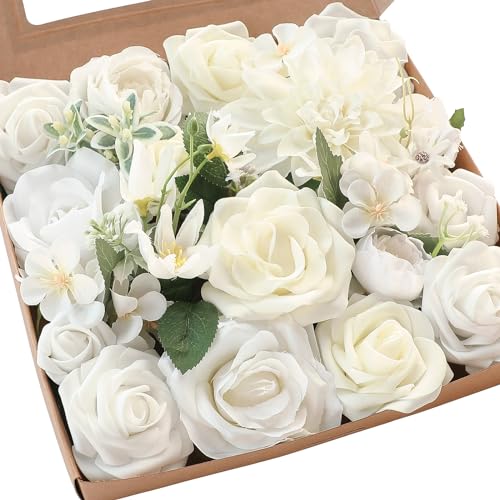 Ivory White Flower Box