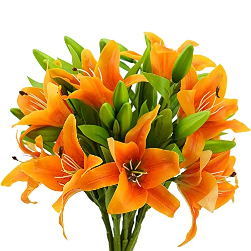 Orange Tiger Lily - 8 Pcs