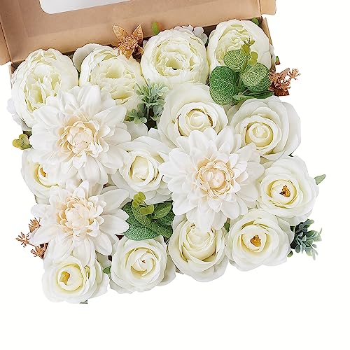 Cream White Flower Box